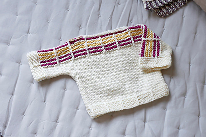 Berroco Ultra Wool Baby Collection Patterns - Austin - PDF Download - Extra Image