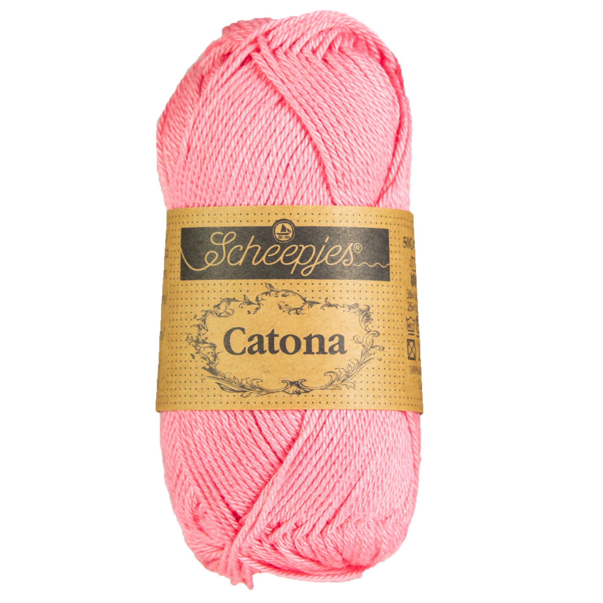 Scheepjes Catona Yarn - 409 Soft Rose - Zoom Image

