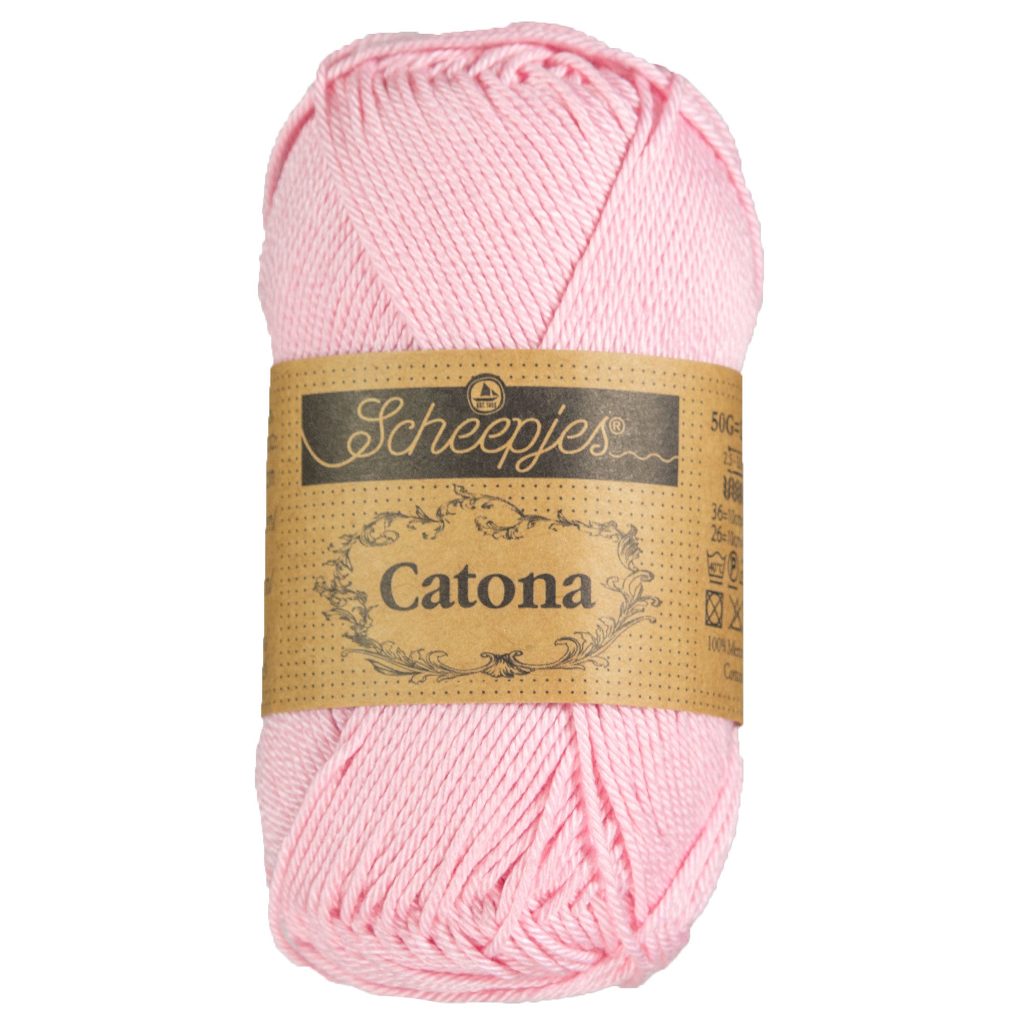 Scheepjes Catona Yarn - 246 Icy Pink - Zoom Image