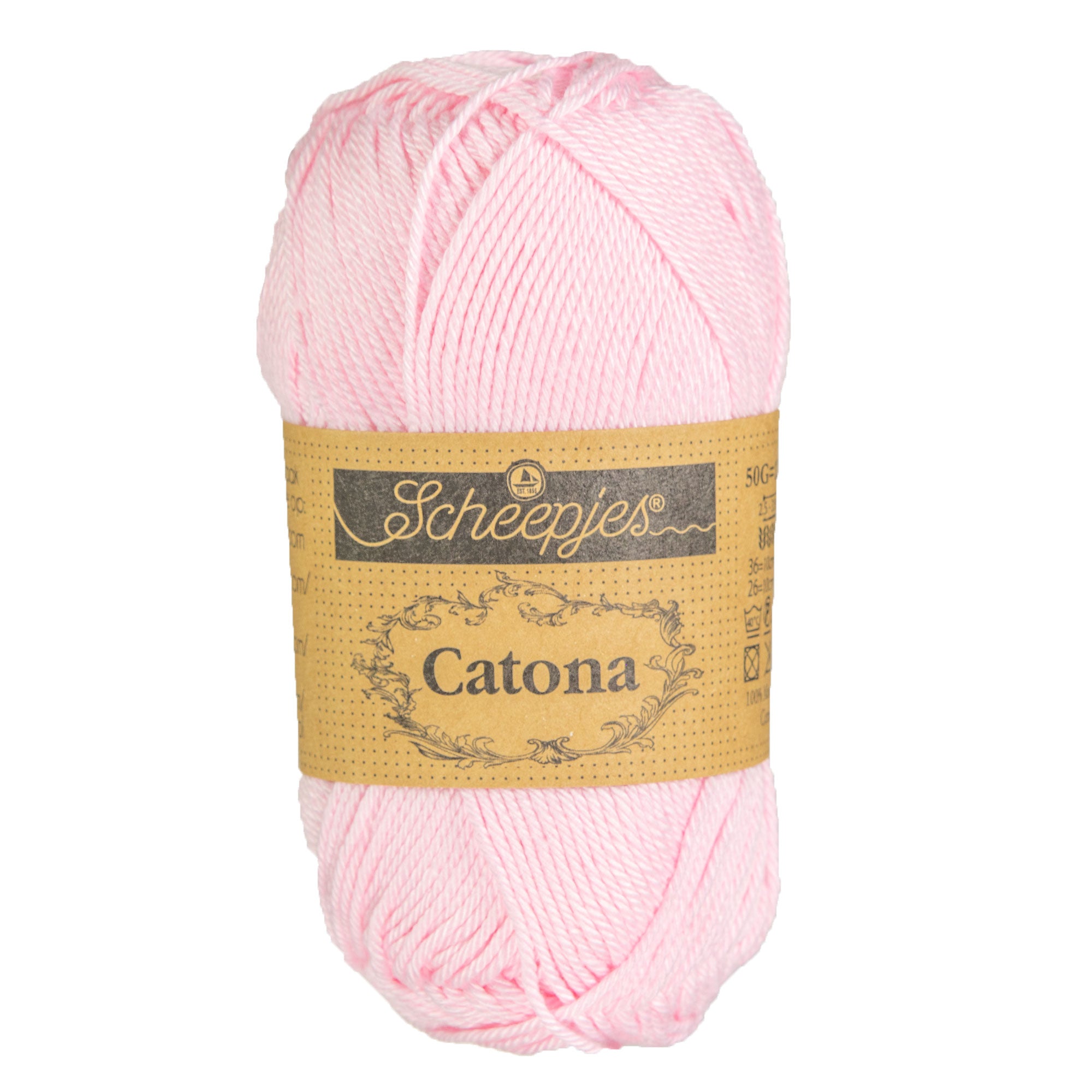 Scheepjes Catona Yarn - 238 Powder Pink - Zoom Image