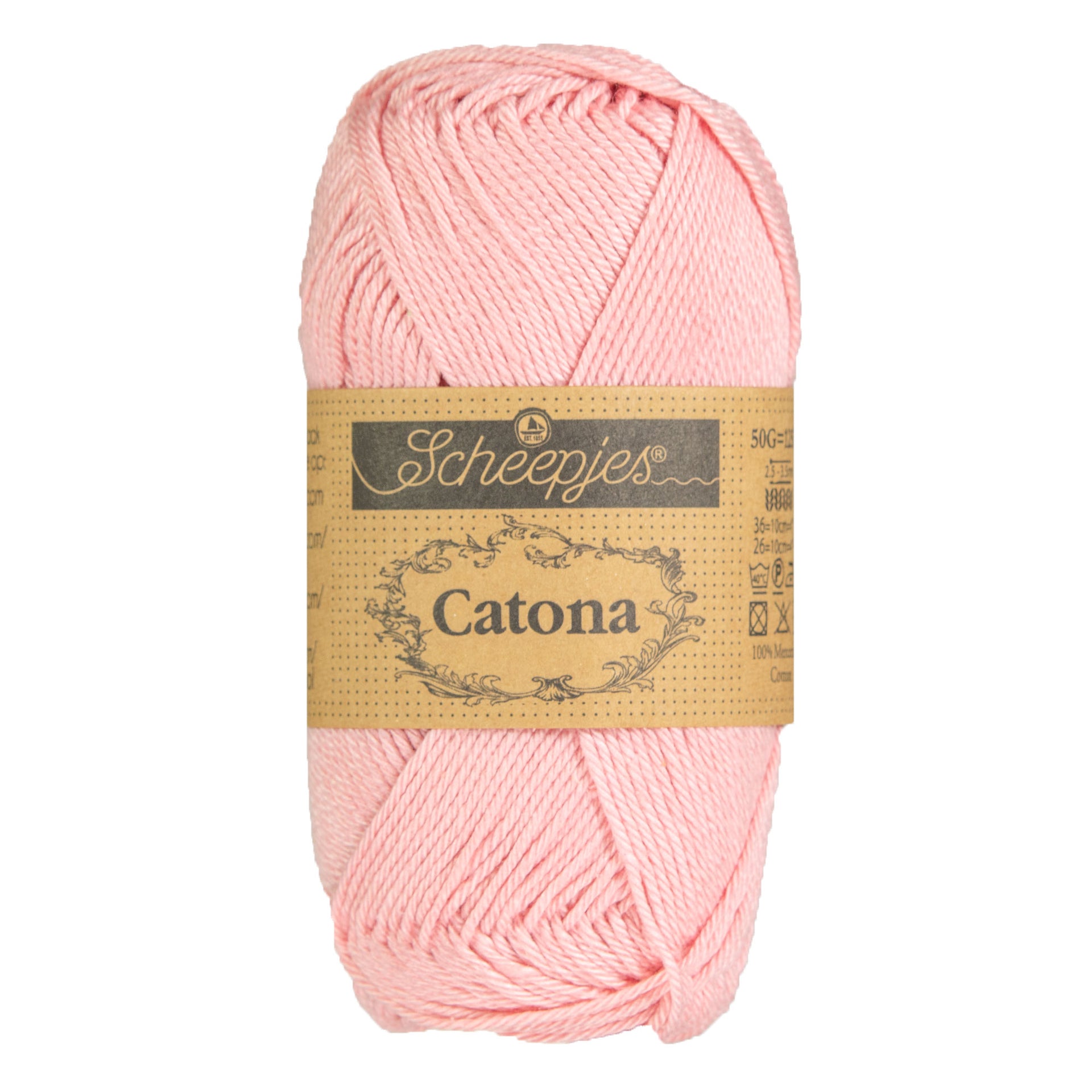 Scheepjes Catona Yarn - 408 Old Rose - Zoom Image
