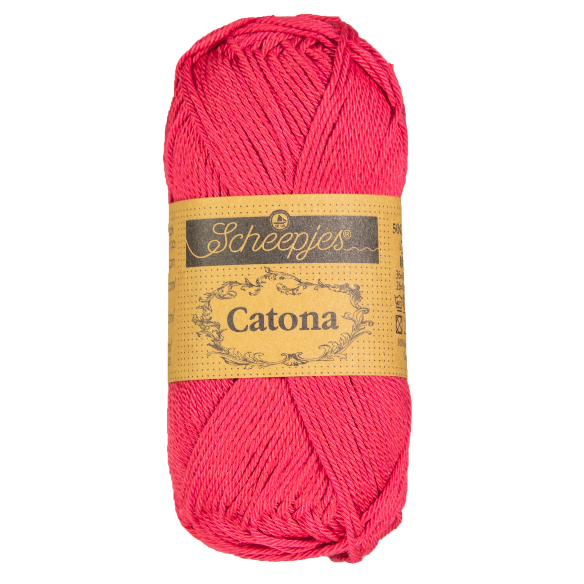 Scheepjes Catona Yarn - 258 Rosewood - Zoom Image
