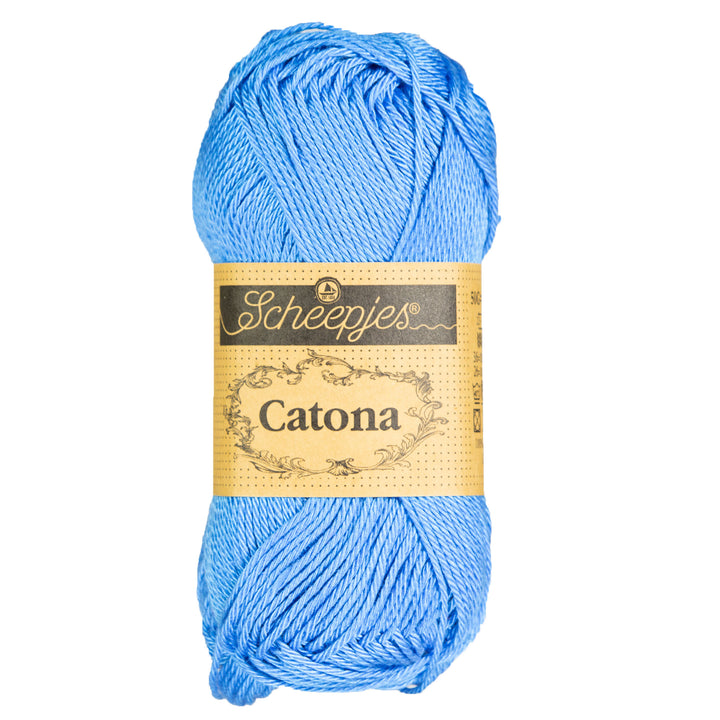 Scheepjes Catona Yarn - 511 Cornflower - Zoom Image