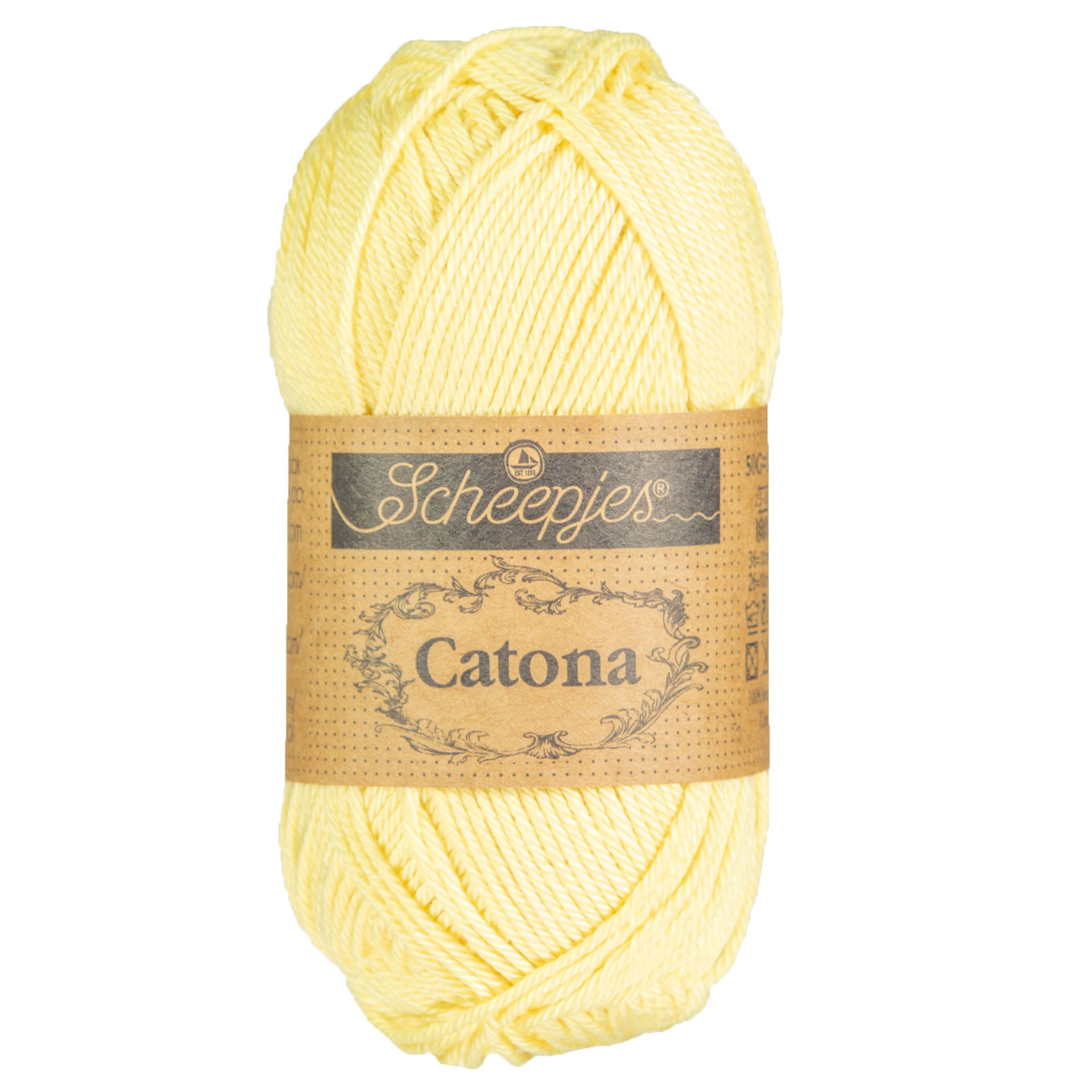Scheepjes Catona Yarn - 403 Lemonade - Zoom Image
