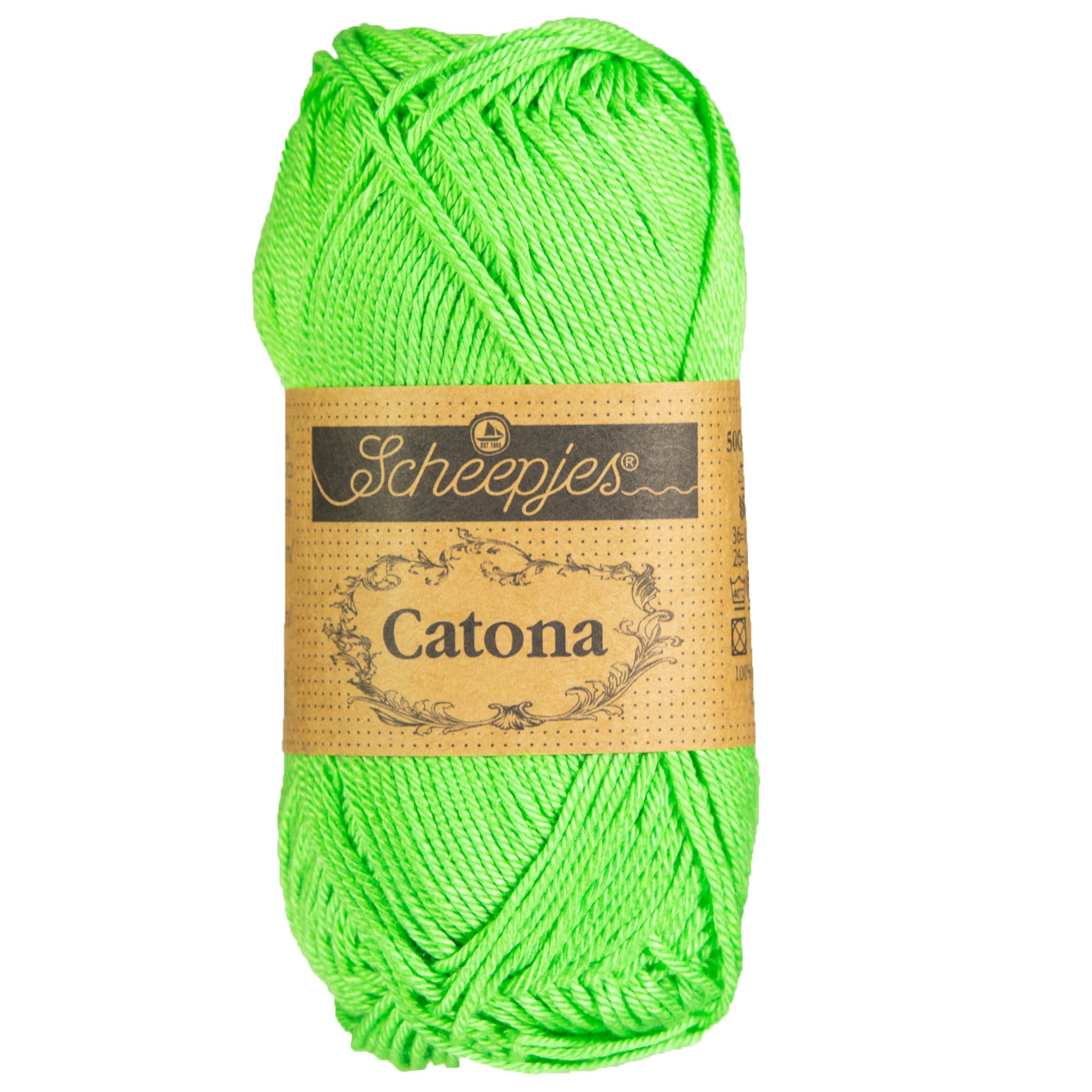 Scheepjes Catona Yarn - 513 Apple Granny - Zoom Image
