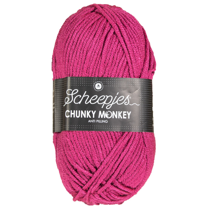 Scheepjes Chunky Monkey Yarn - 1828 Grape - Zoom Image