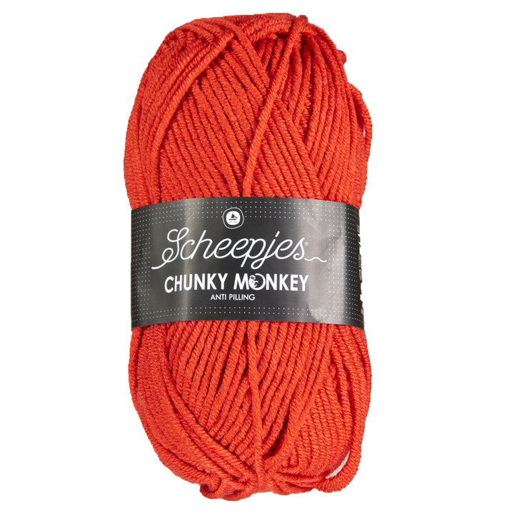 Scheepjes Chunky Monkey Yarn - 1723 Flame - Zoom Image