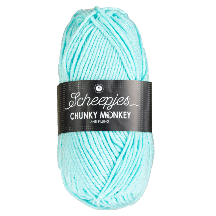 Scheepjes Chunky Monkey Yarn - 1034 Baby Blue - Zoom Image