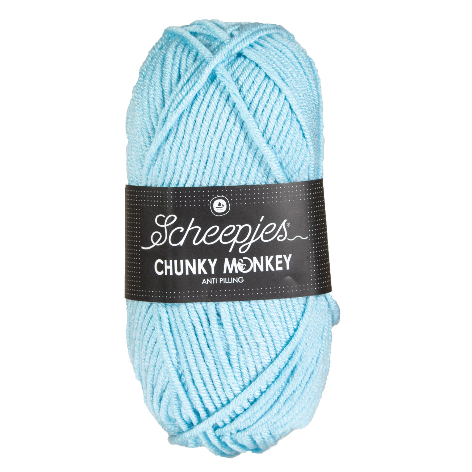 Scheepjes Chunky Monkey Yarn - 1019 Powder Blue - Zoom Image