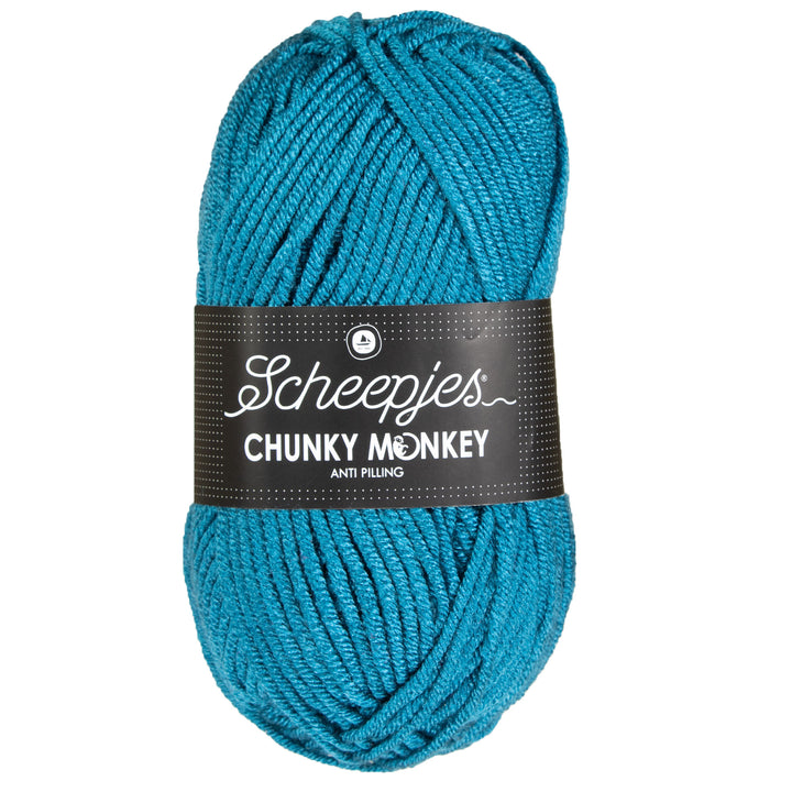 Scheepjes Chunky Monkey Yarn - 1708 Petrol - Zoom Image