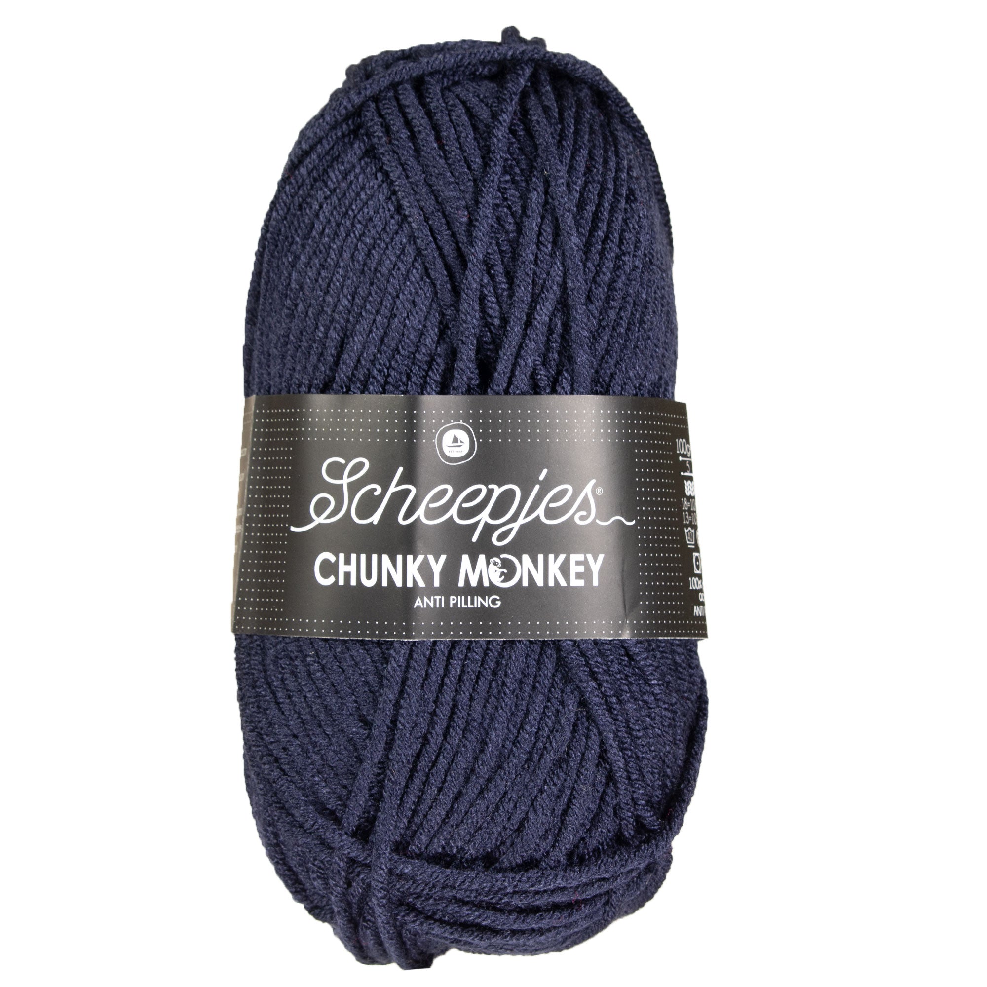 Scheepjes Chunky Monkey Yarn - 1011 Slate - Zoom Image