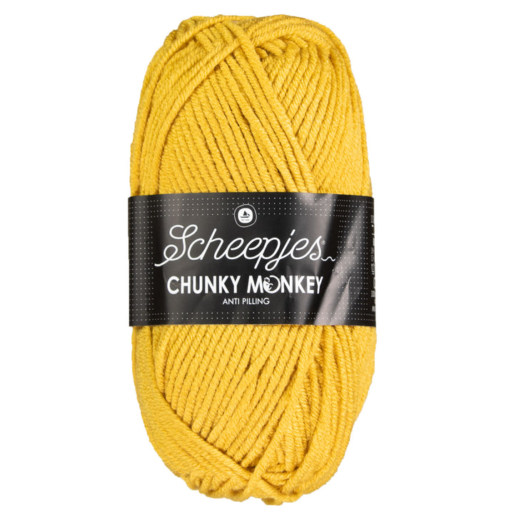 Scheepjes Chunky Monkey Yarn - 1823 Mustard - Zoom Image