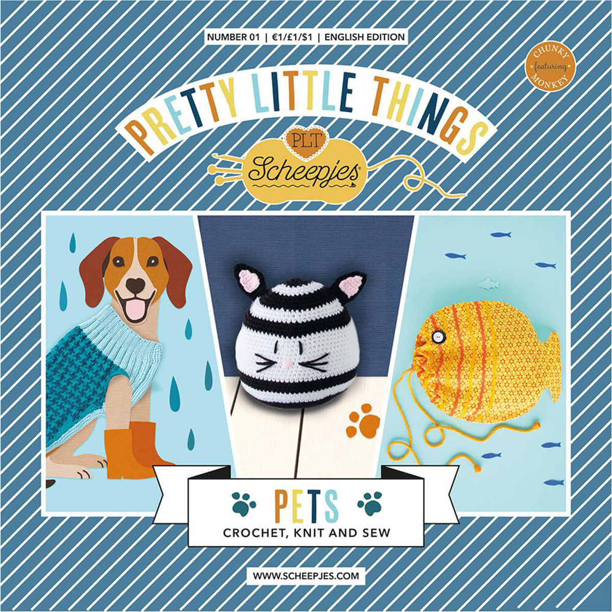 Scheepjes Pretty Little Things Patterns - No 1. Pets - Extra Image
