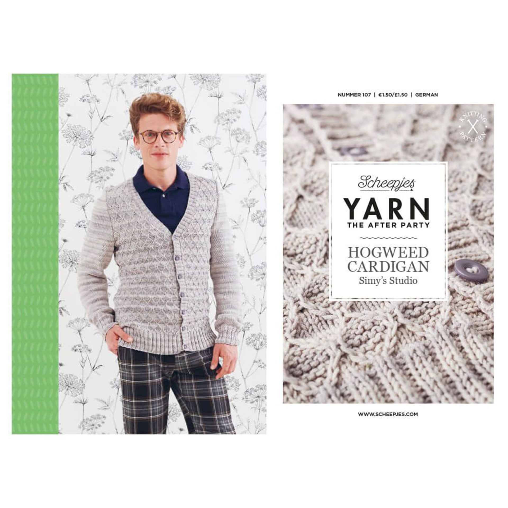 Scheepjes YARN The After Party Patterns - 107 Hogweed Cardigan - Zoom Image
