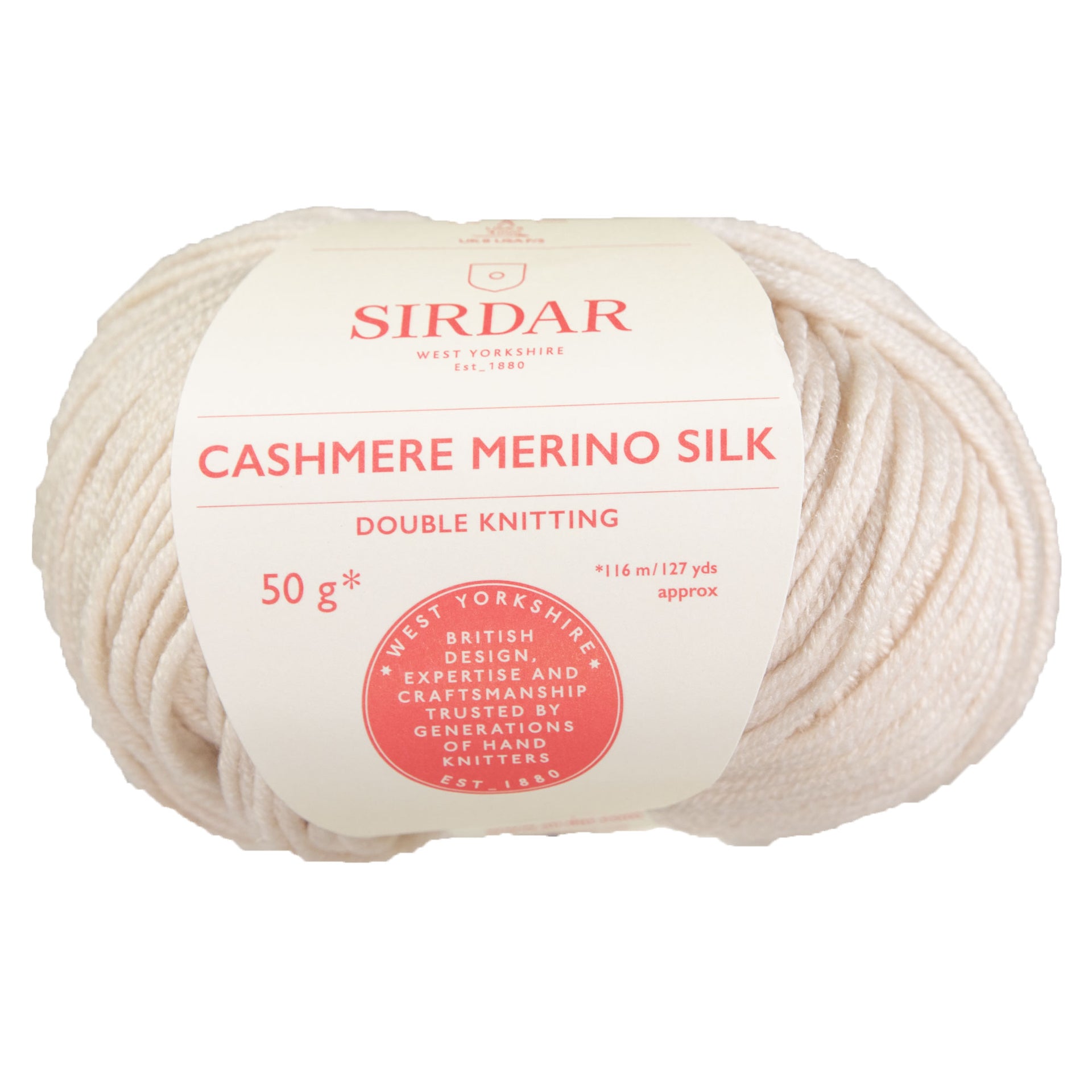 Sirdar Cashmere Merino Silk DK Yarn - 408 Mother of Pearl - Zoom Image
