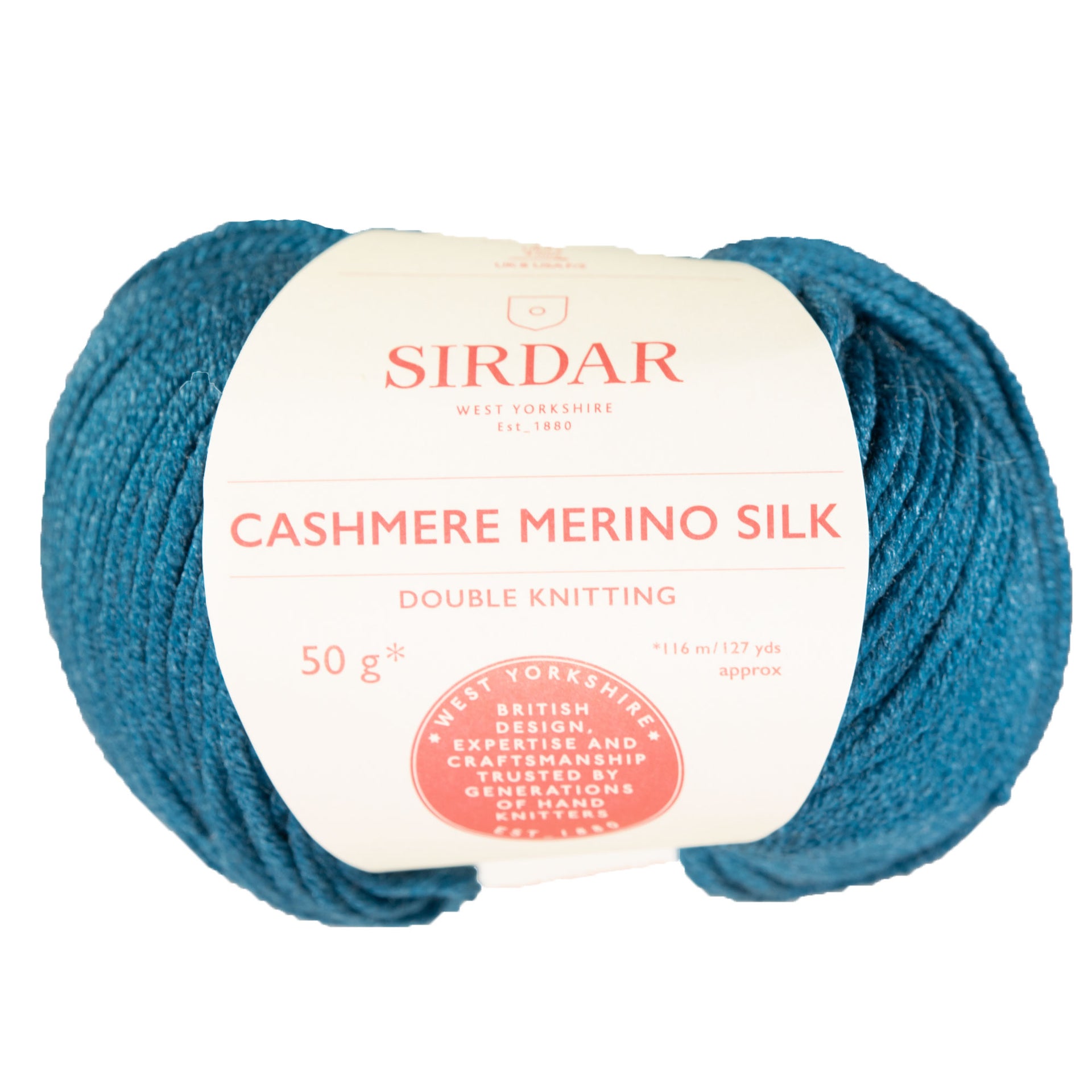 Sirdar Cashmere Merino Silk DK Yarn - 418 Orient Blue - Zoom Image
