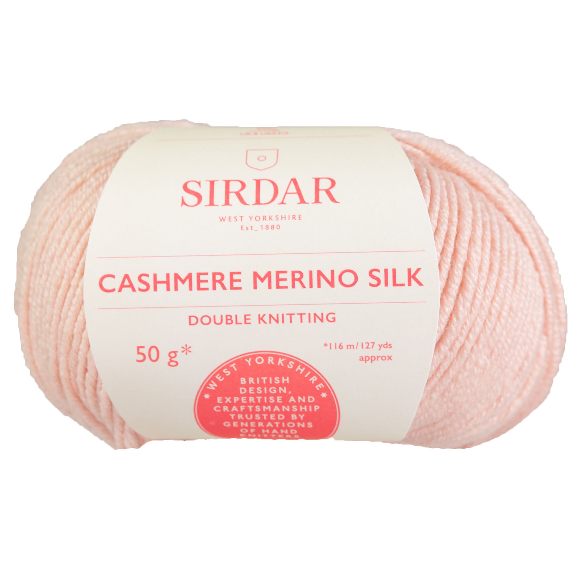 Sirdar Cashmere Merino Silk DK Yarn - 420 Society Pink - Zoom Image
