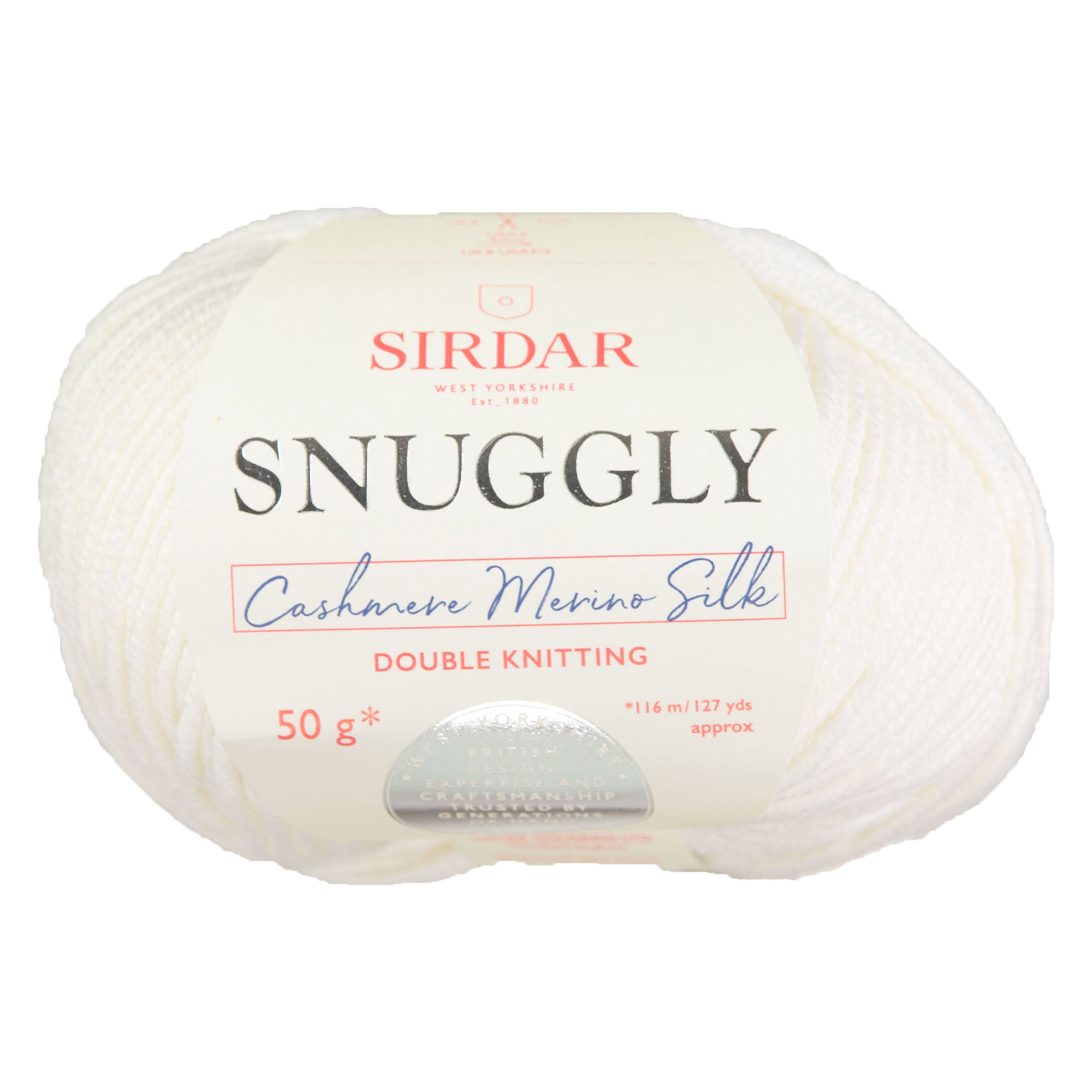 Sirdar Cashmere Merino Silk DK Yarn - 302 Snow Queen - Zoom Image