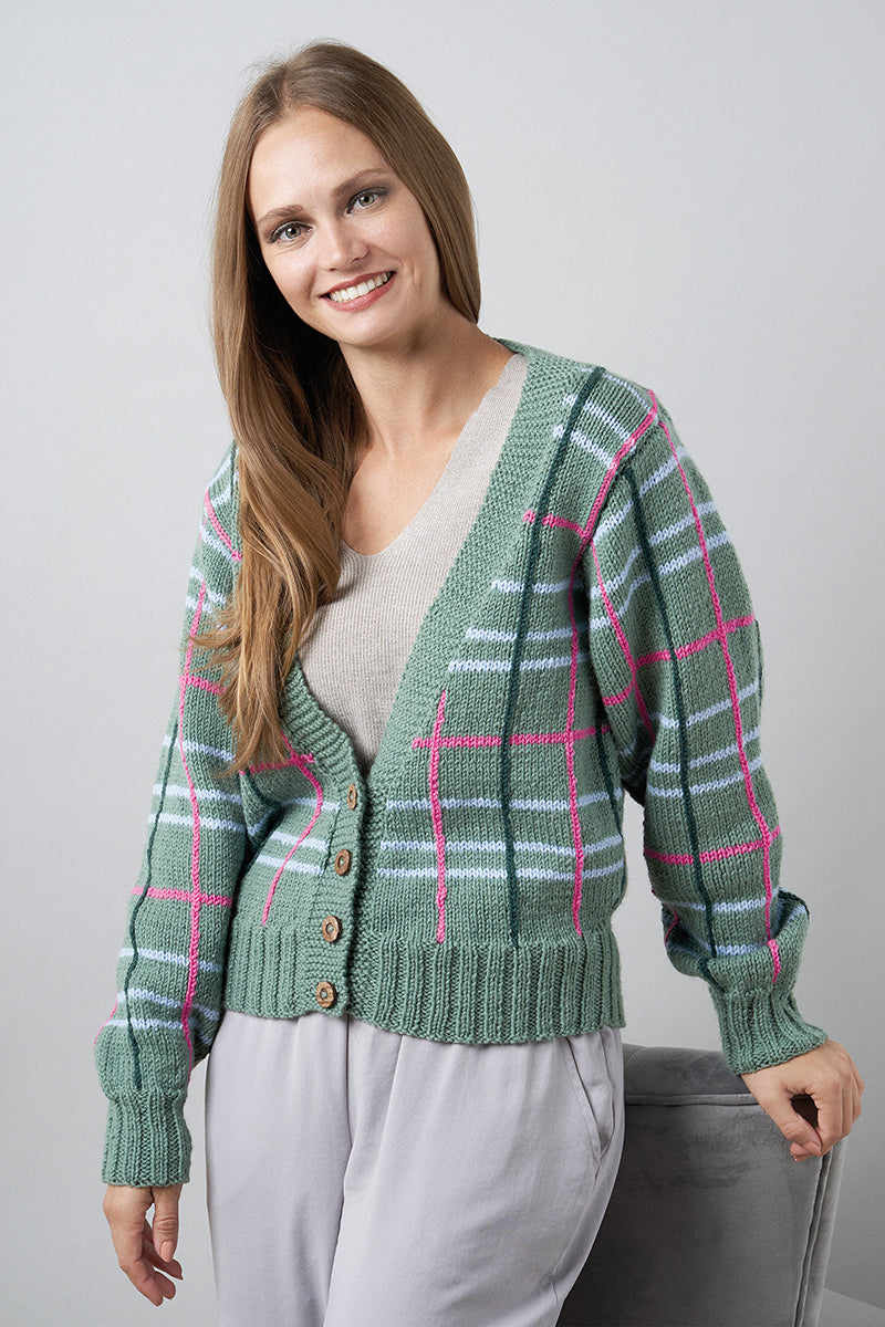 Rowan Daydreamer Collection Patterns - Sofa Cardigan - PDF Download - Extra Image
