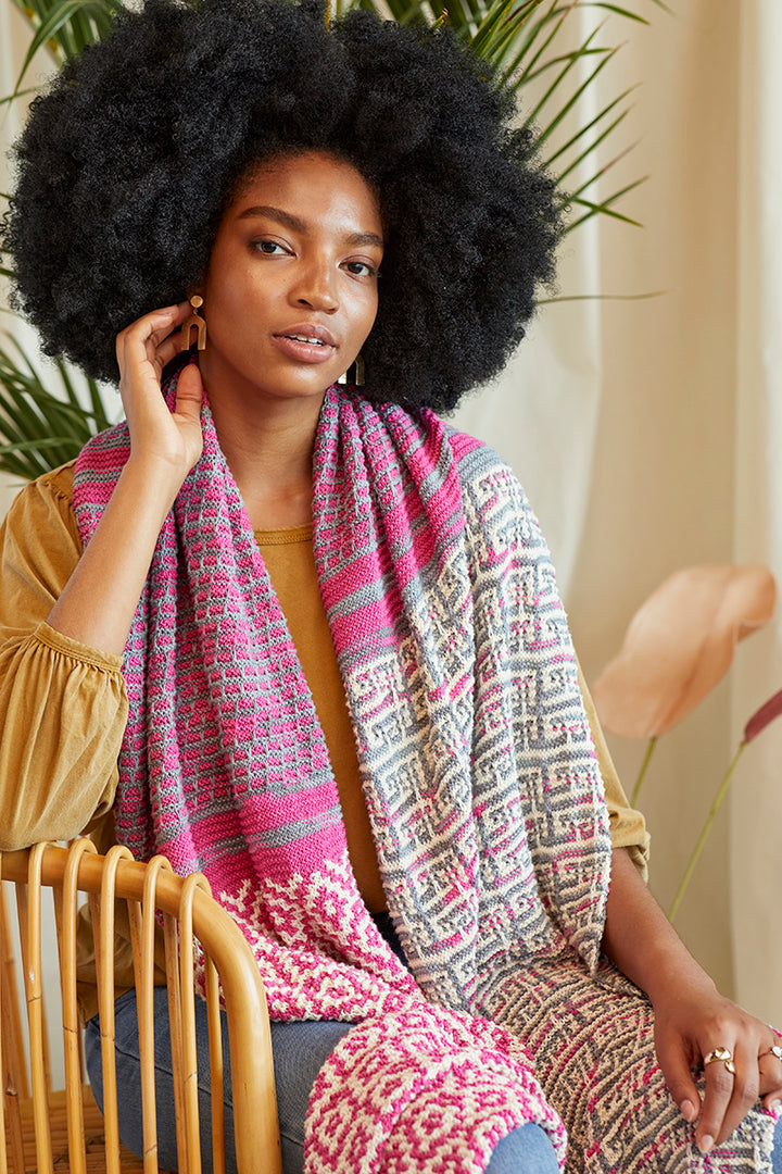 Universal Yarn Bamboo Pop Modern Mosaic Patterns - Palmetto - PDF Download - Extra Image