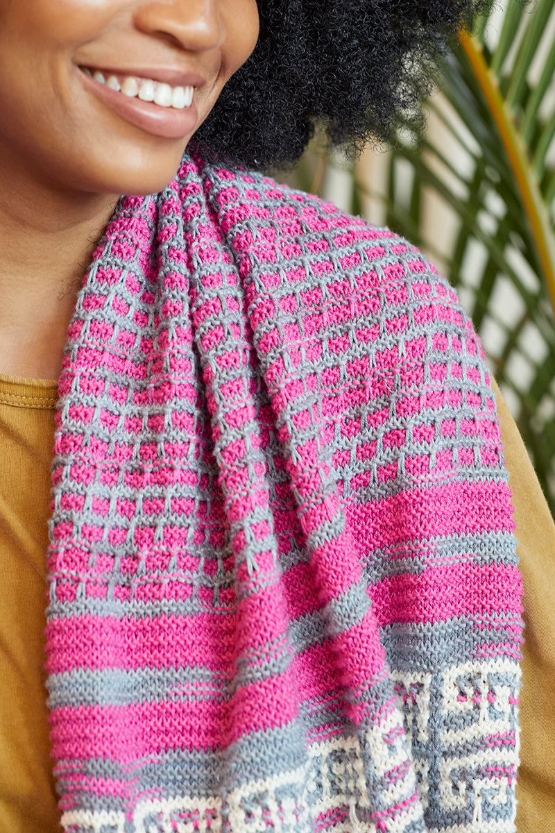Universal Yarn Bamboo Pop Modern Mosaic Patterns - Palmetto - PDF Download - Extra Image