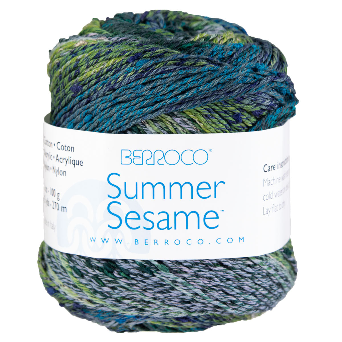 Berroco Summer Sesame Yarn - 5245 Inkwell - Extra Image