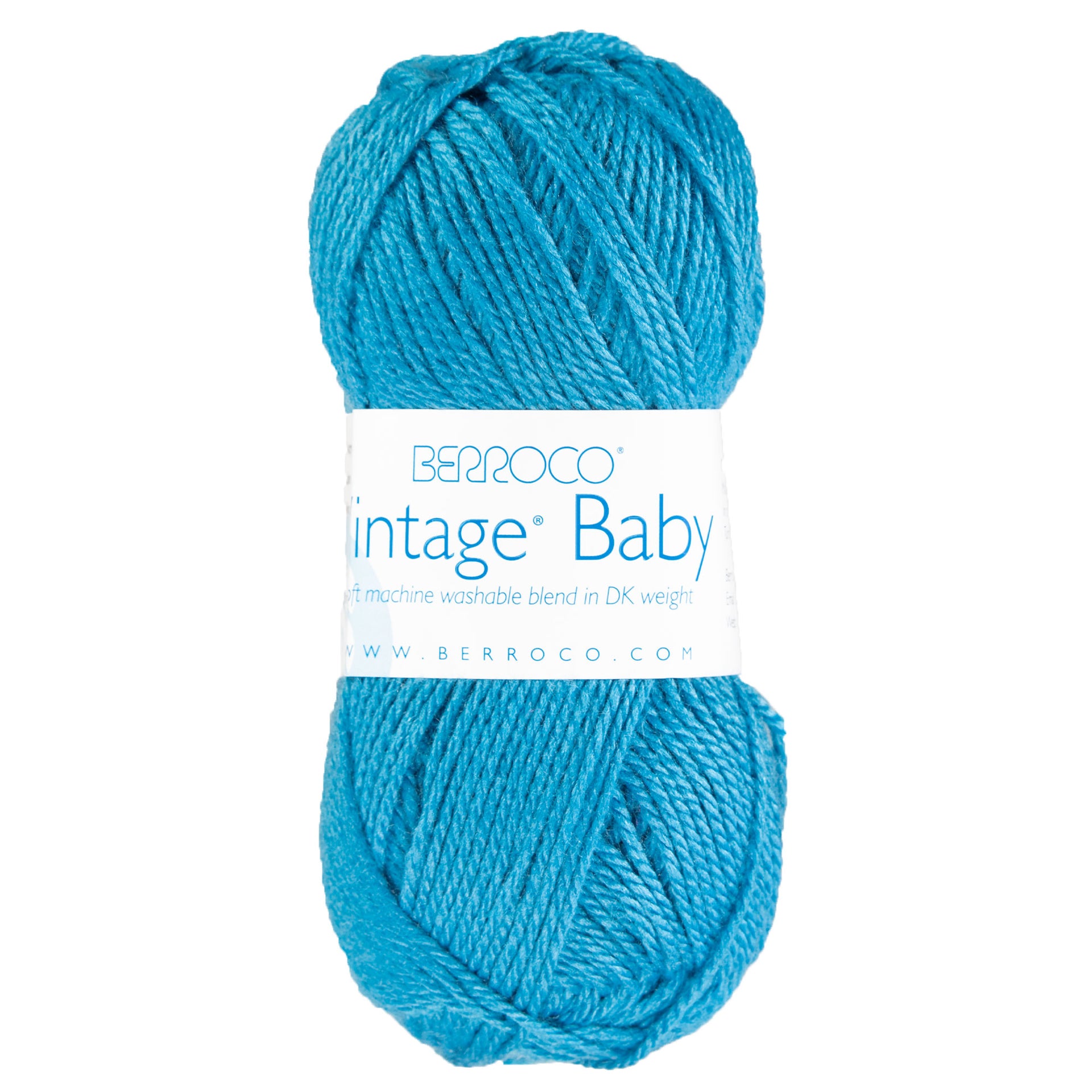 Berroco Vintage Baby Yarn - 10021 Turquoise - Zoom Image
