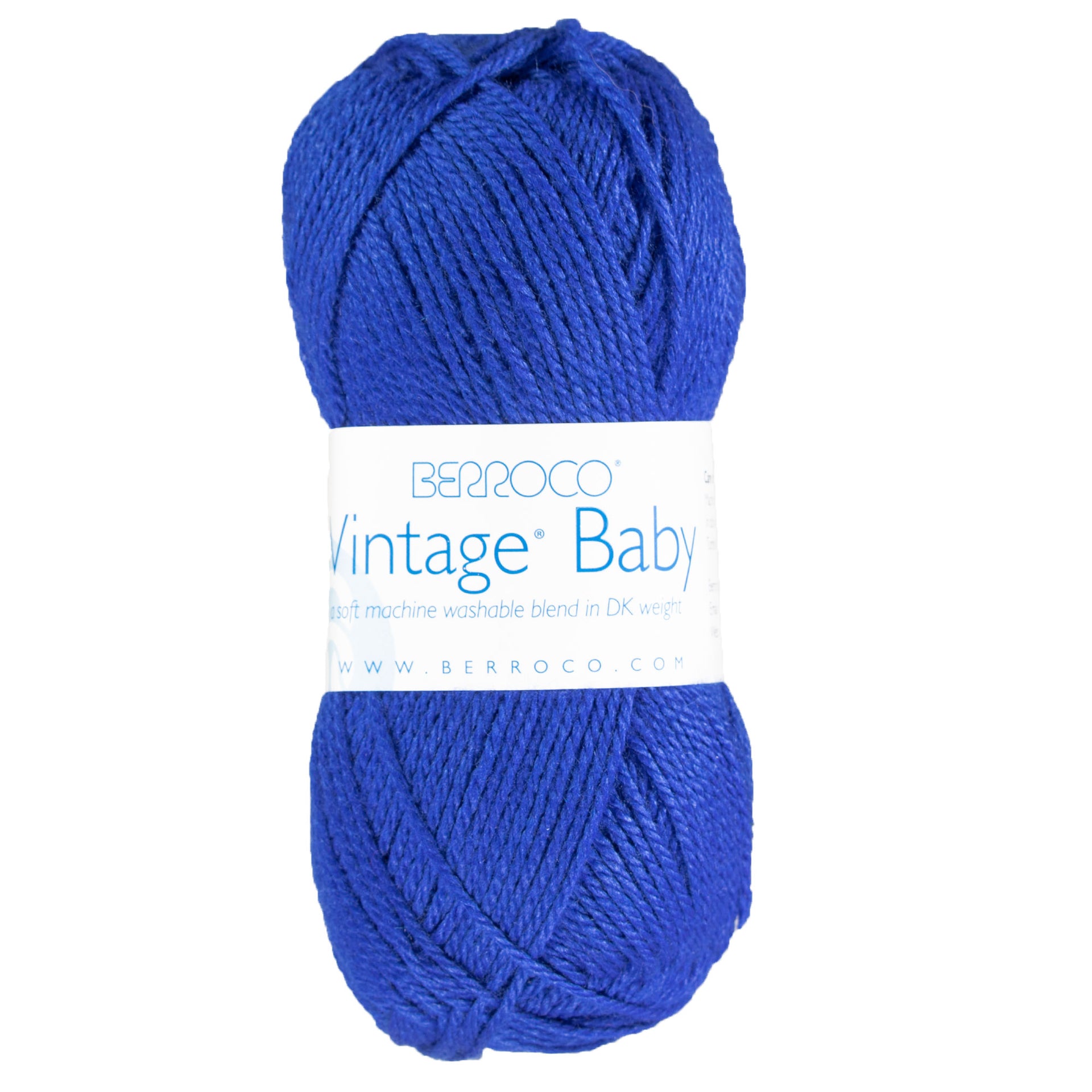 Berroco Vintage Baby Yarn - 10034 Royal Blue - Zoom Image
