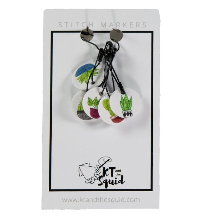 KT and the Squid Stitch Markers - Plants - Zoom Image