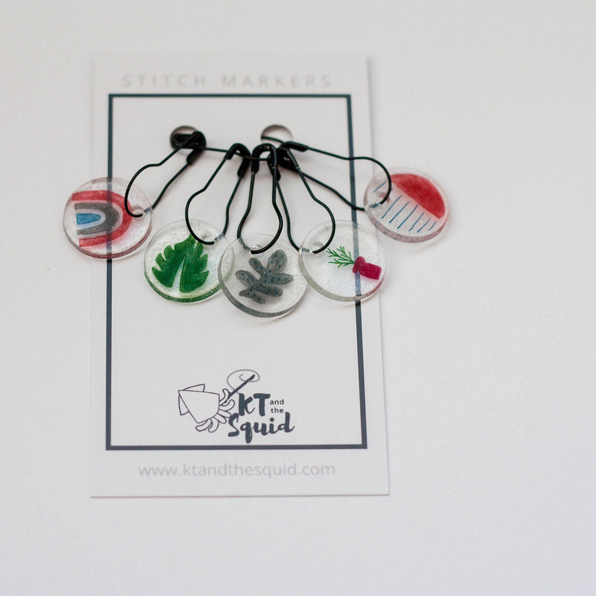 KT and the Squid Stitch Markers - Boho - Extra Image
