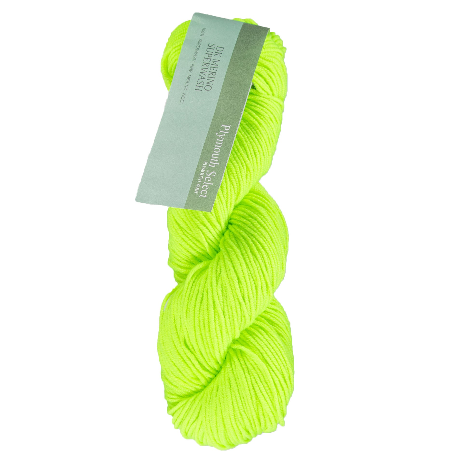Plymouth Yarn DK Merino Superwash Yarn - 1152 Lime Glow - Zoom Image

