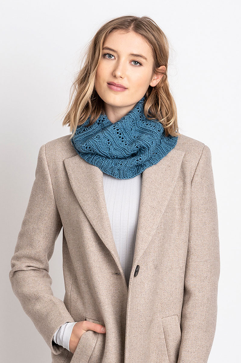 Blue Sky Fibers Traveler's Series Patterns - Coldwater Cowl - PDF Download - Extra Image
