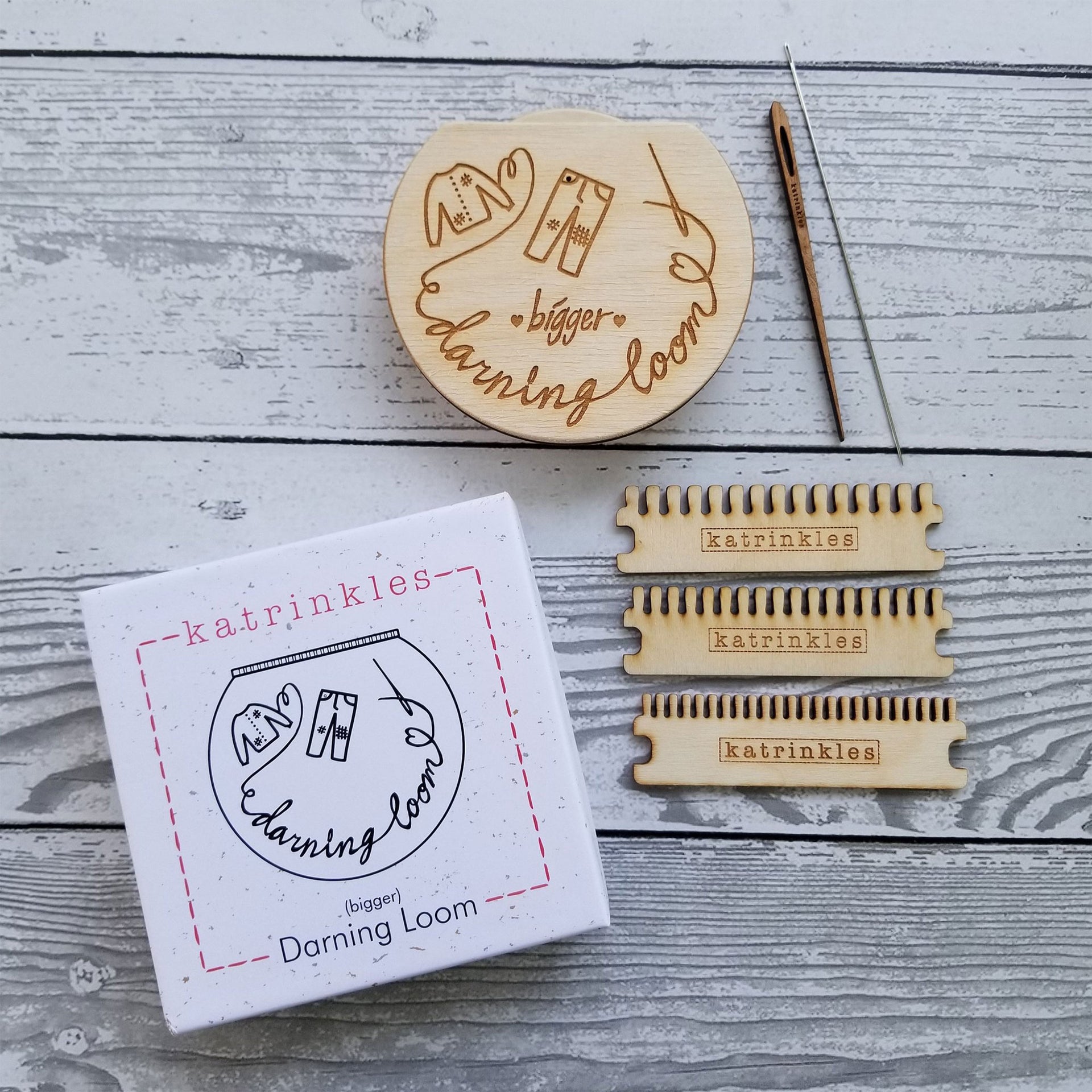 Katrinkles Darning and Mending - Bigger Darning Loom - Zoom Image
