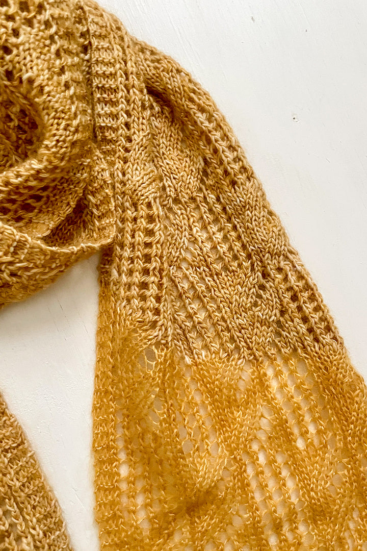Madelinetosh Tosh Patterns - Fireside Scarf - PDF Download - Extra Image