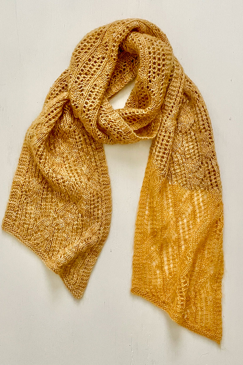 Madelinetosh Tosh Patterns - Fireside Scarf - PDF Download - Extra Image