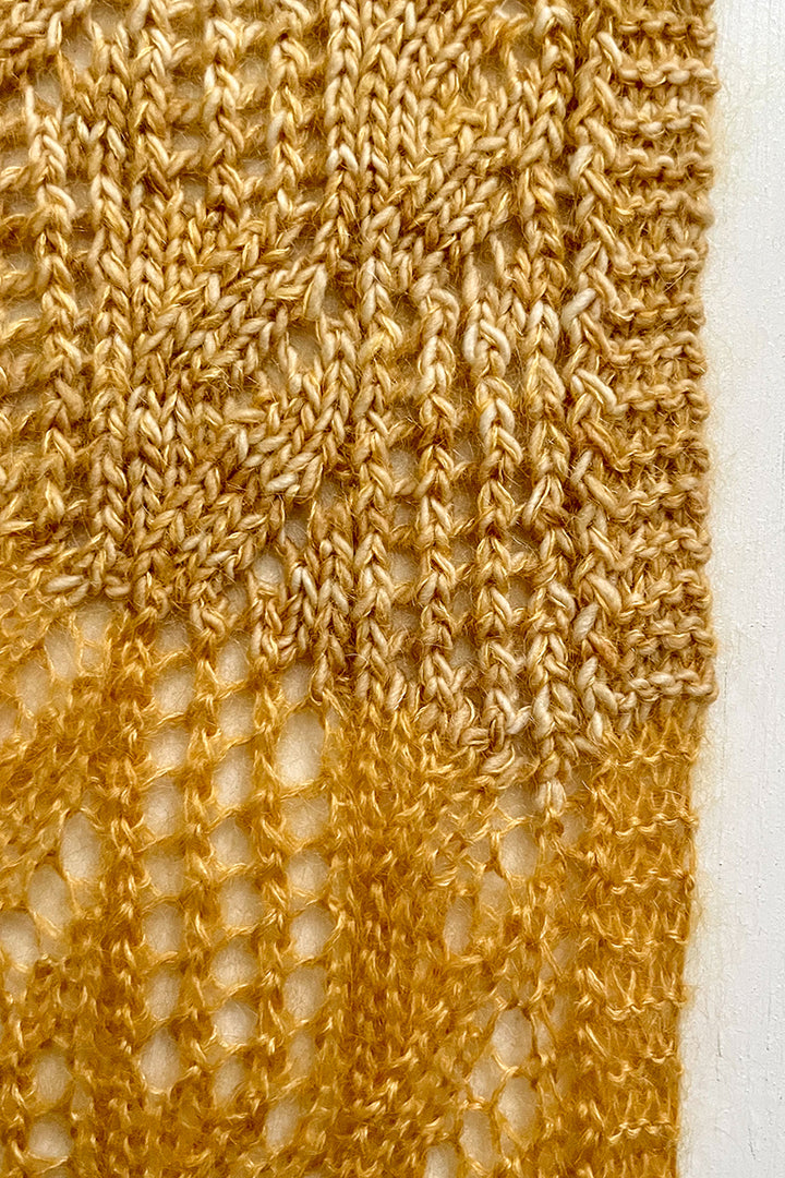 Madelinetosh Tosh Patterns - Fireside Scarf - PDF Download - Extra Image