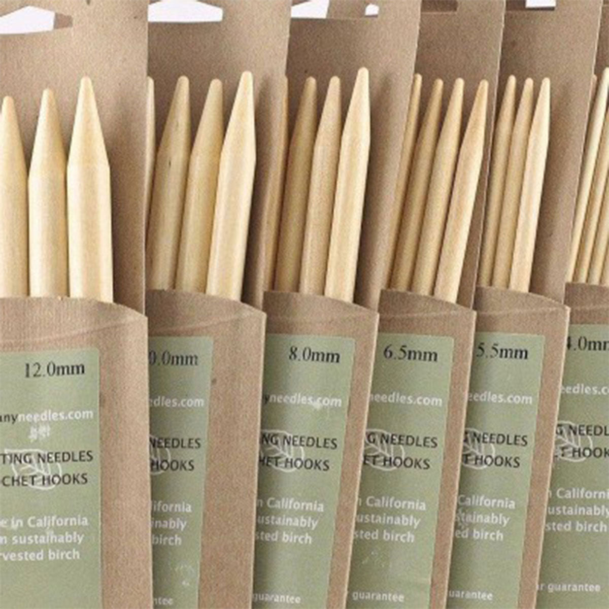 Brittany Double Point Needles - US 17 (12.0mm) - 7.5" - Extra Image