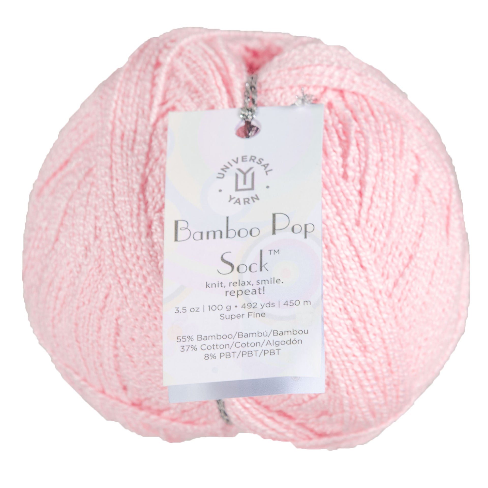 Universal Yarn Bamboo Pop Socks Yarn - 605 Lotus - Zoom Image

