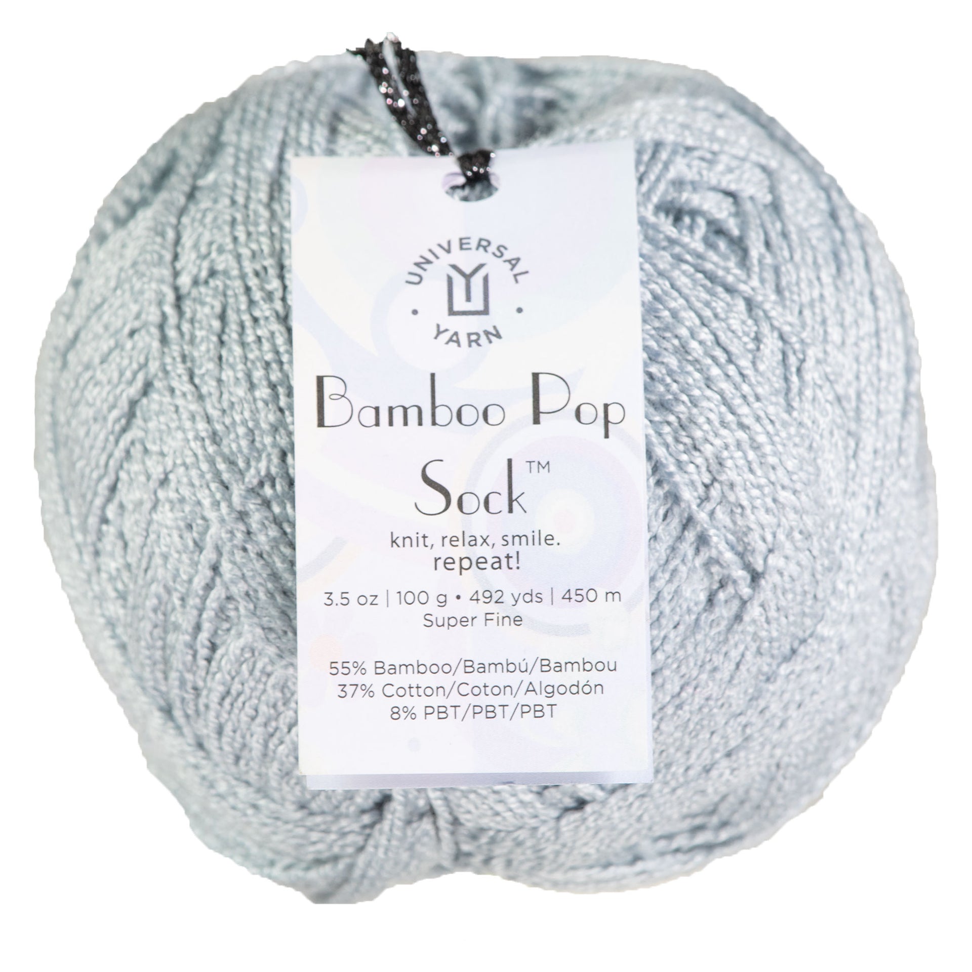 Universal Yarn Bamboo Pop Socks Yarn - 620 Moondust - Zoom Image
