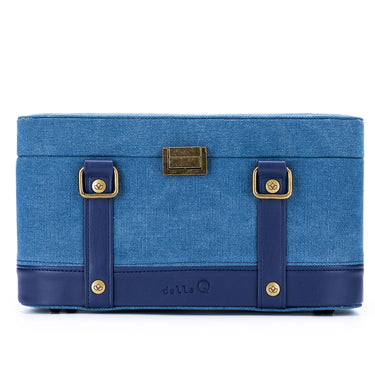 della Q Maker's Train Case - Indigo - Zoom Image