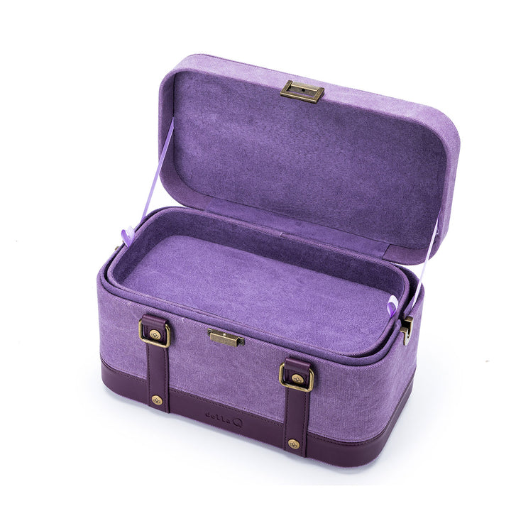 della Q Maker's Train Case - Indigo - Extra Image