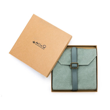 della Q Maker's Canvas Needle Case - Sage - Zoom Image