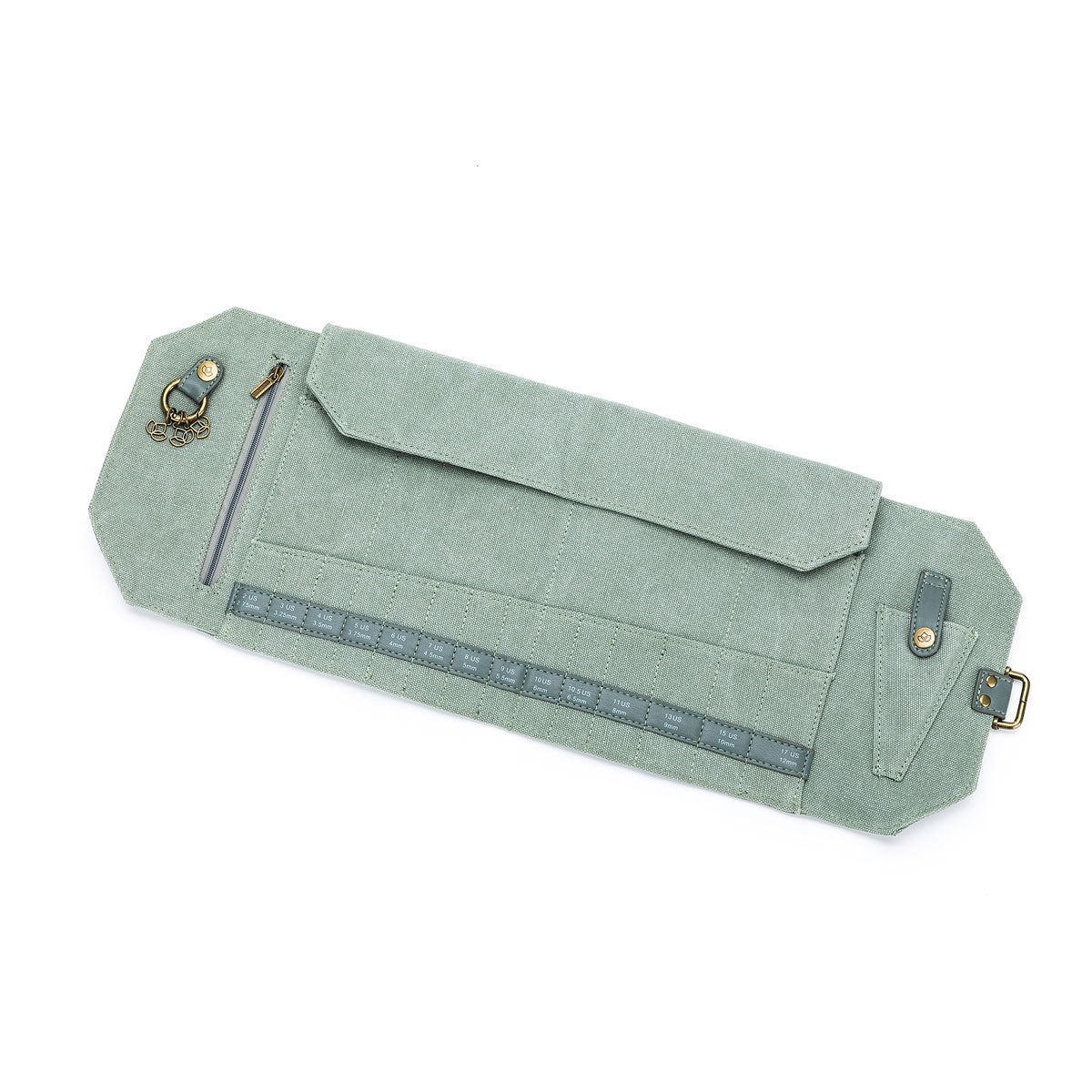 della Q Maker's Canvas Needle Case - Sage - Extra Image