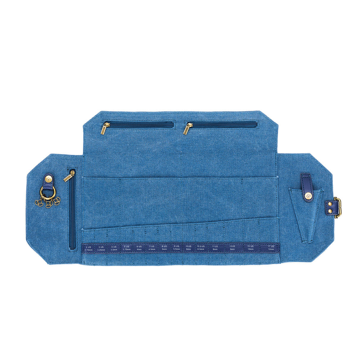 della Q Maker's Canvas Needle Case - Indigo - Extra Image