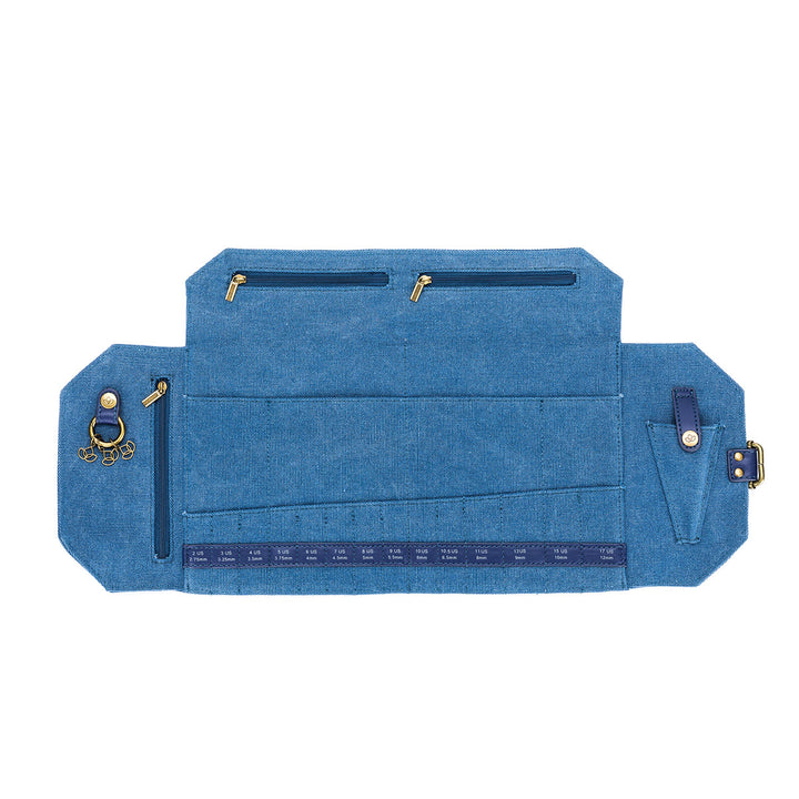 della Q Maker's Canvas Needle Case - Indigo - Extra Image