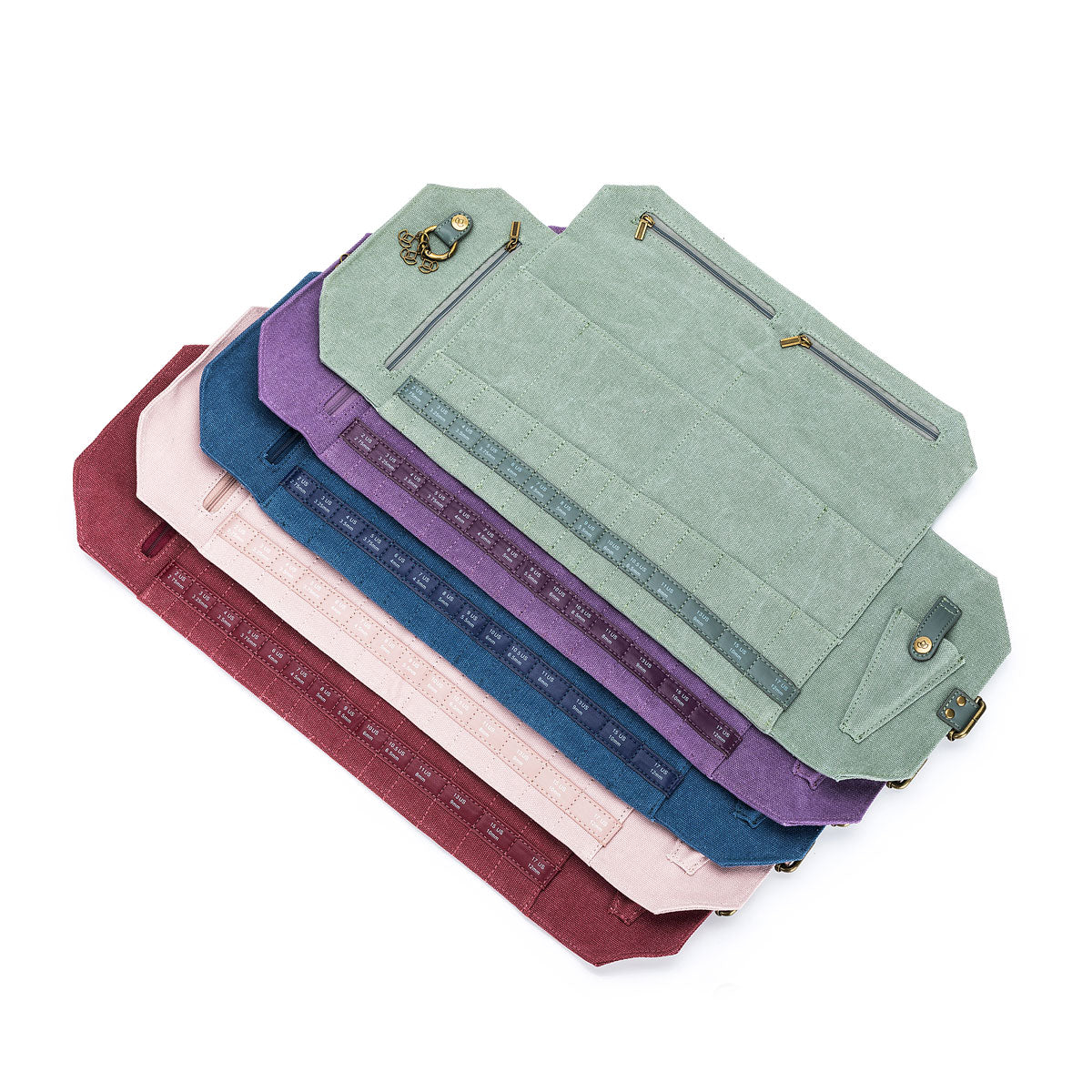 della Q Maker's Canvas Needle Case - Indigo - Extra Image