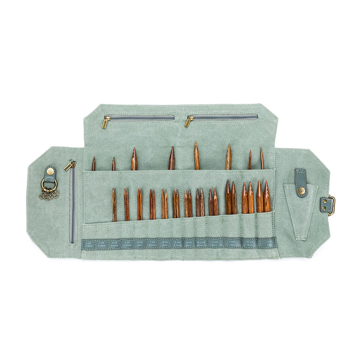 della Q Maker's Canvas Needle Case - Plum - Extra Image