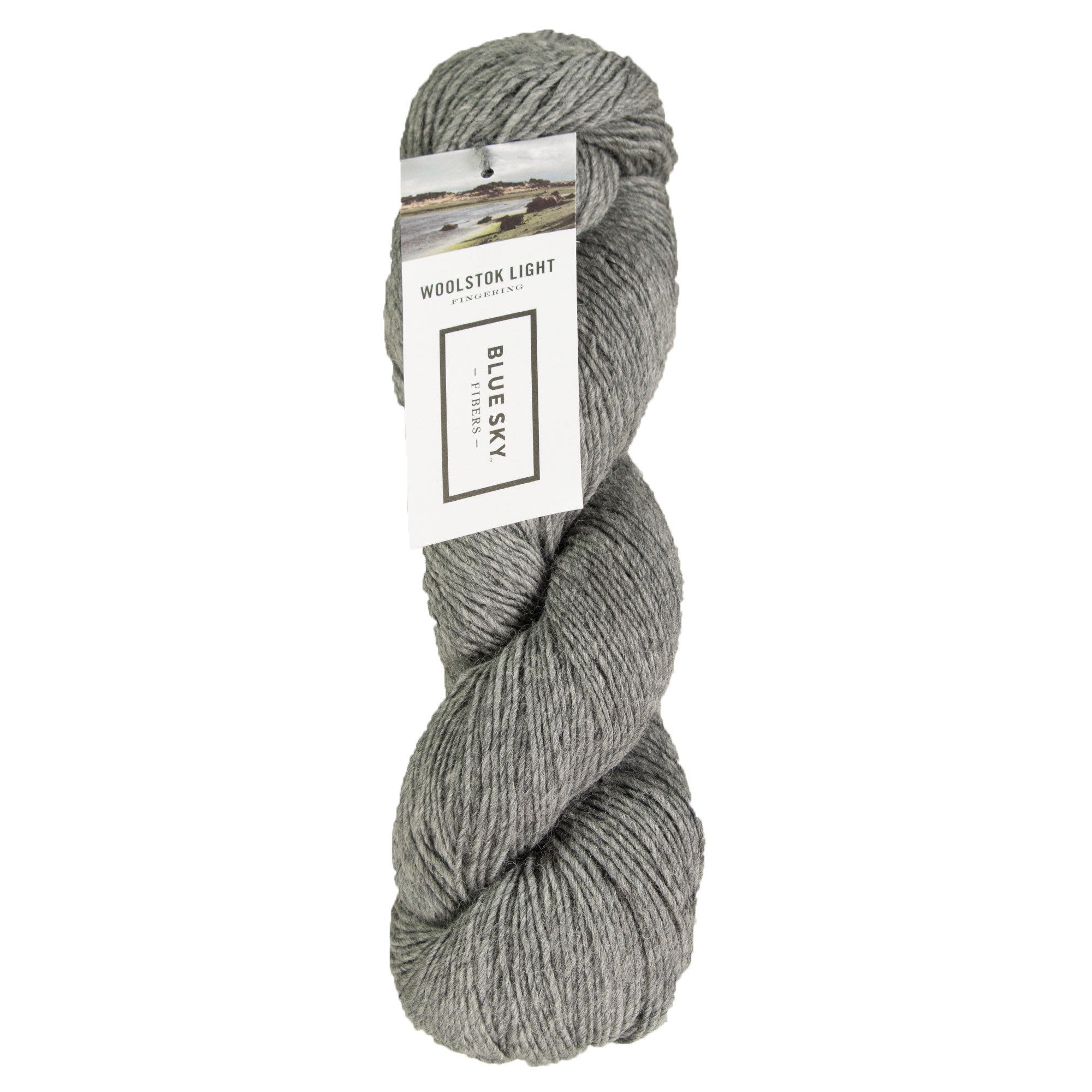 Blue Sky Fibers Woolstok Light Yarn - 2301 Storm Cloud - Zoom Image