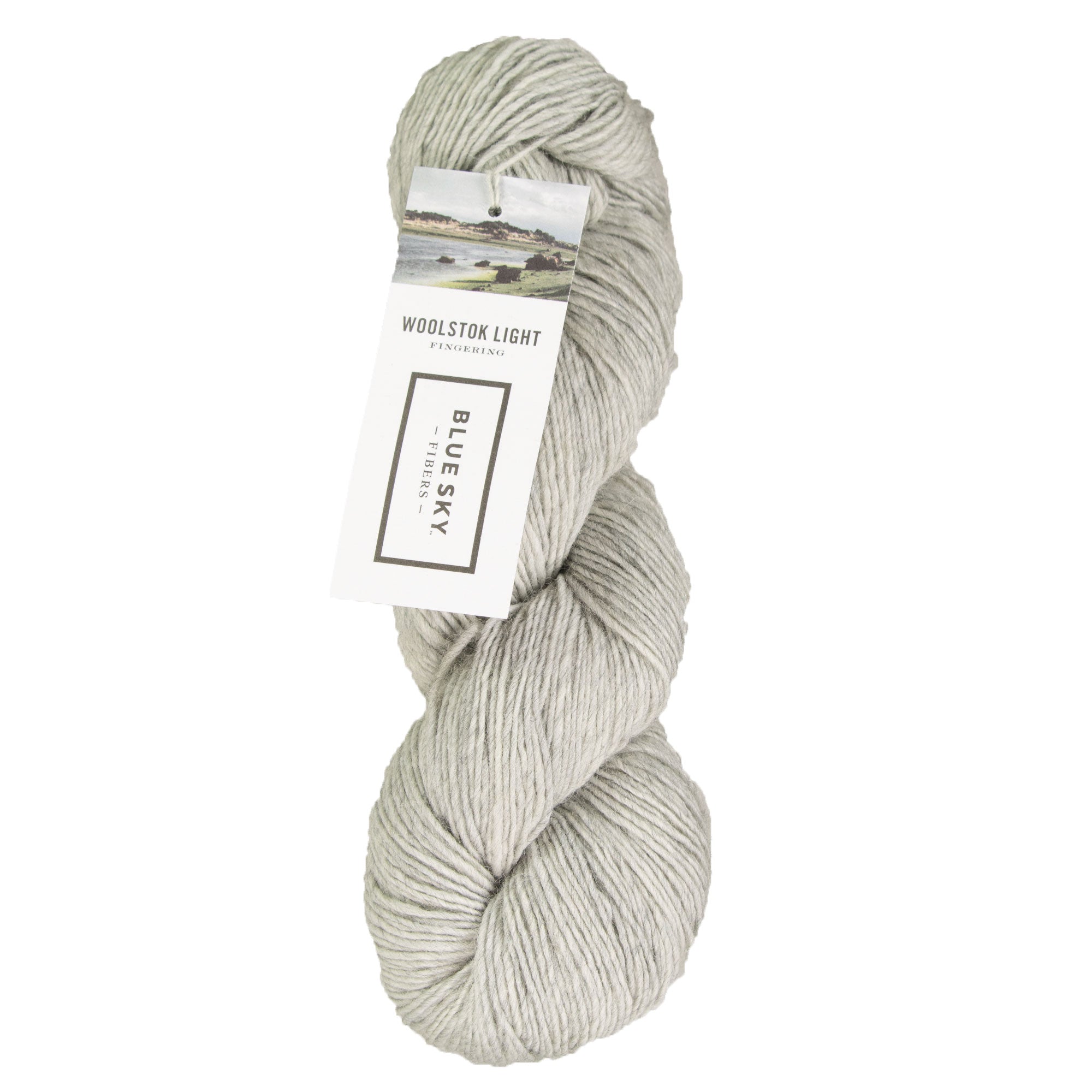 Blue Sky Fibers Woolstok Light Yarn - 2304 Grey Harbor - Zoom Image