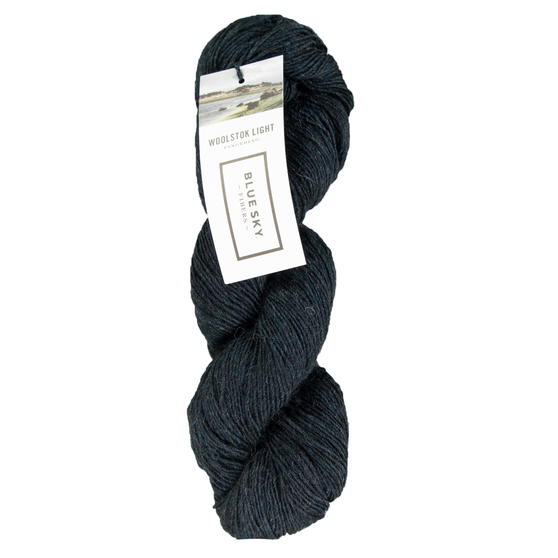 Blue Sky Fibers Woolstok Light Yarn - 2317 Midnight Sea - Zoom Image
